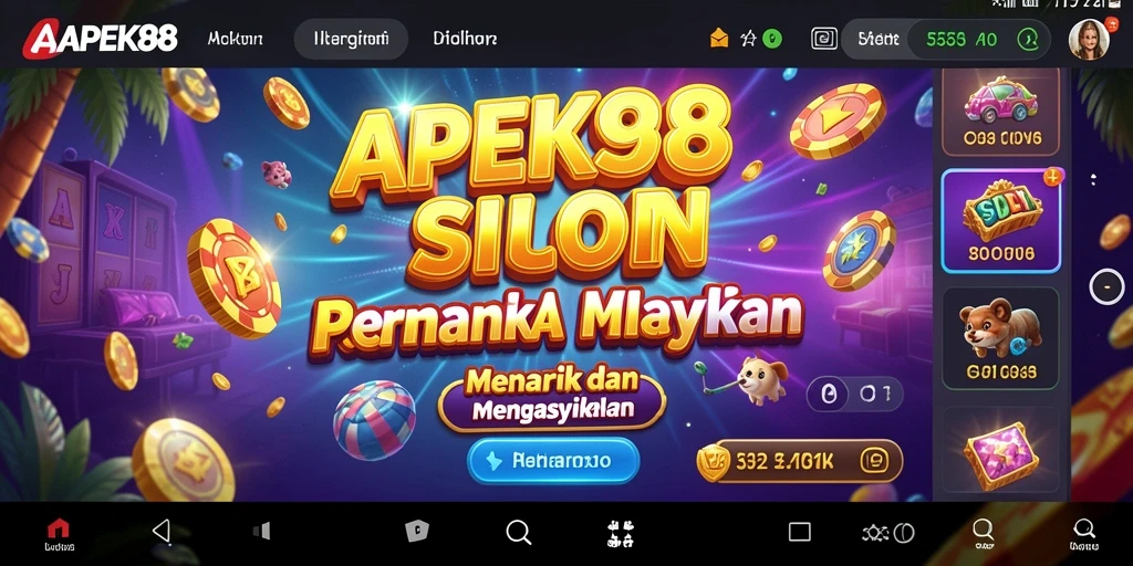 Tampilan menarik dari gameplay APEK88 yang seru dan menantang.