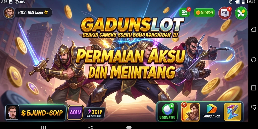 Tangkapan layar menampilkan aksi seru dalam <strong>GADUNSLOT</strong> dengan grafis luar biasa.