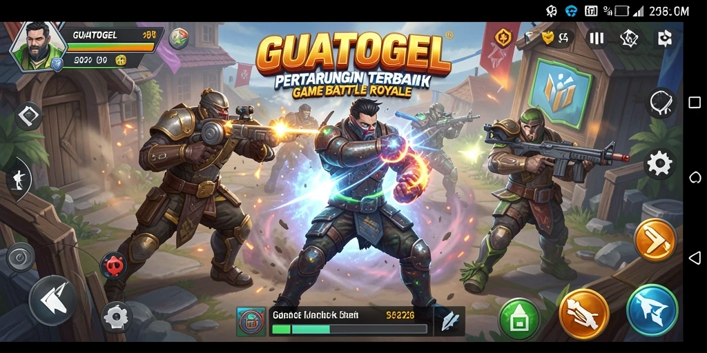 Gameplay GUATOGEL, pertempuran seru di medan perang Battle Royale.