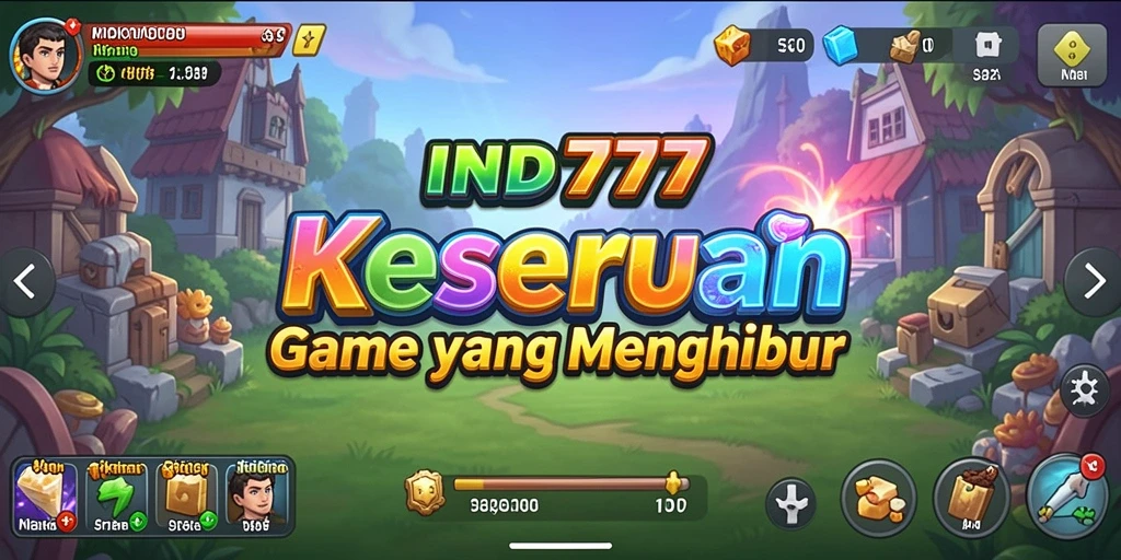 Screenshot gameplay IND777 dengan grafis yang menarik dan interaksi gameplay Idle.