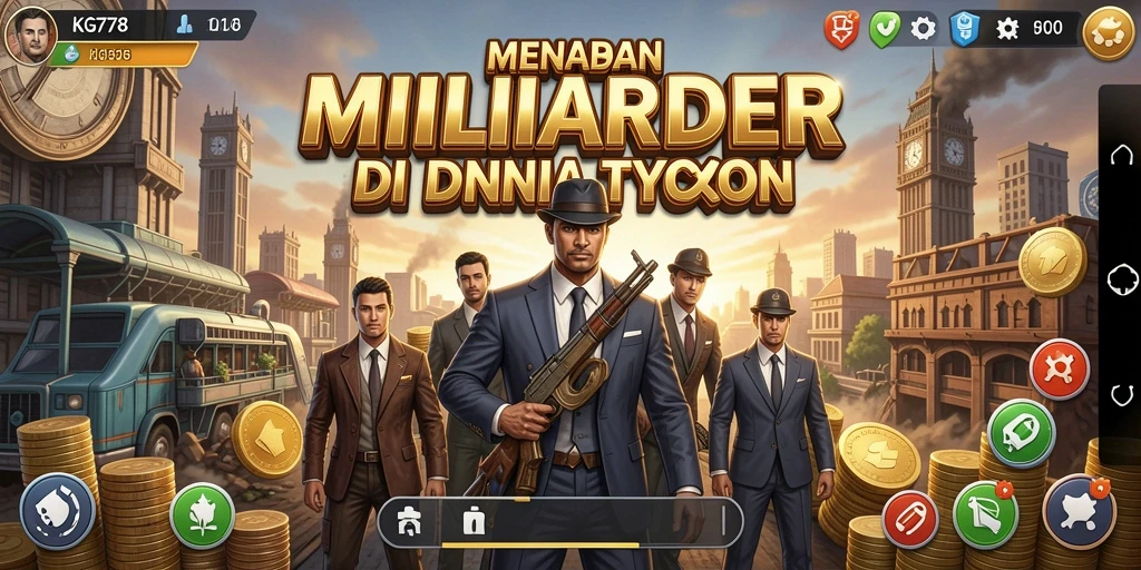 Screenshot menampilkan gameplay Tycoon yang seru dan dinamis.