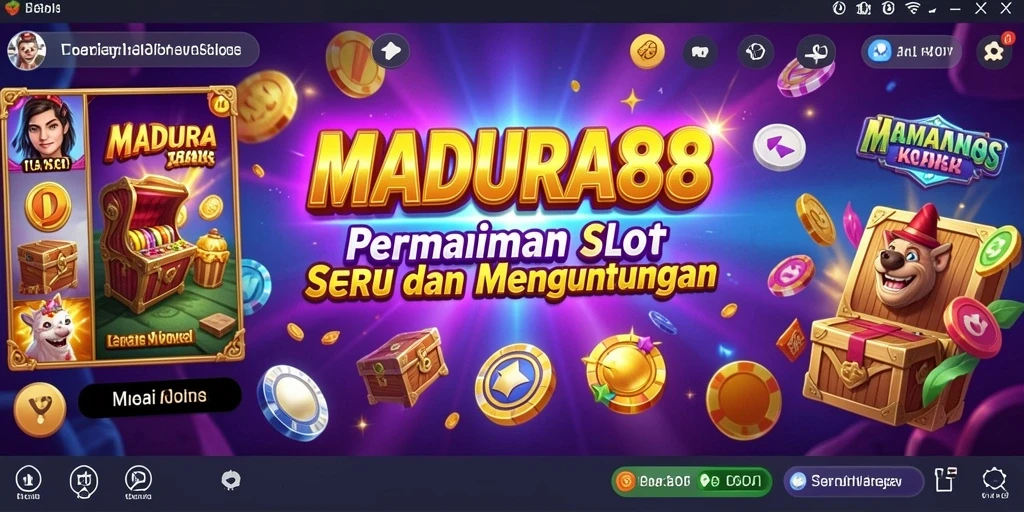 Tampilan menarik dari gameplay Slot MADURA88 yang mengasyikkan.