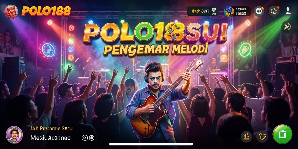 Tampilan menarik dari gameplay POLO188 yang menyajikan berbagai pilihan lagu.