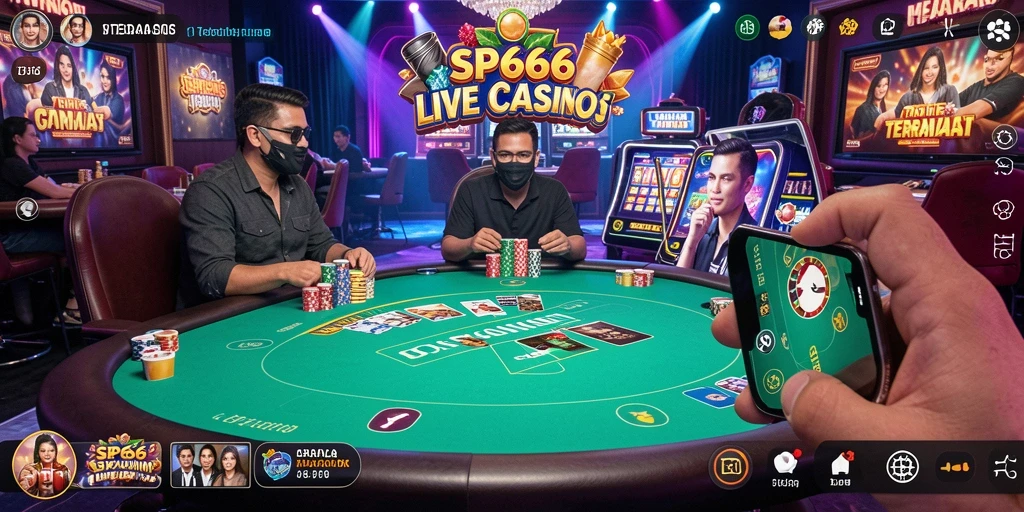 Tampilan hebat dan gameplay mendebarkan di SP666 Live Casino.