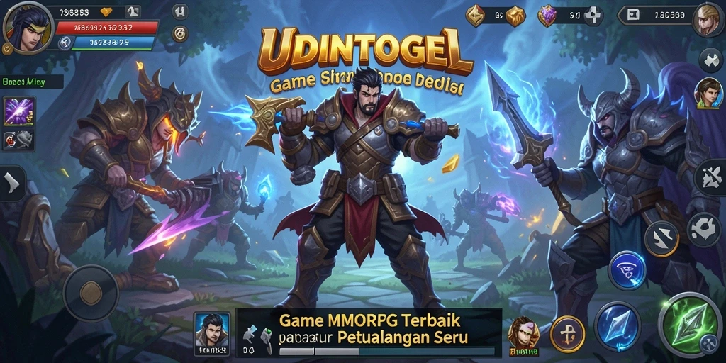 Tampilan gameplay menarik dari UDINTOGEL dengan petualangan seru di dunia fantasi.