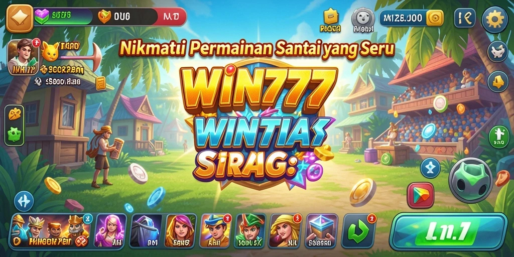 Tampilan gameplay seru dan menghibur dari WIN777.